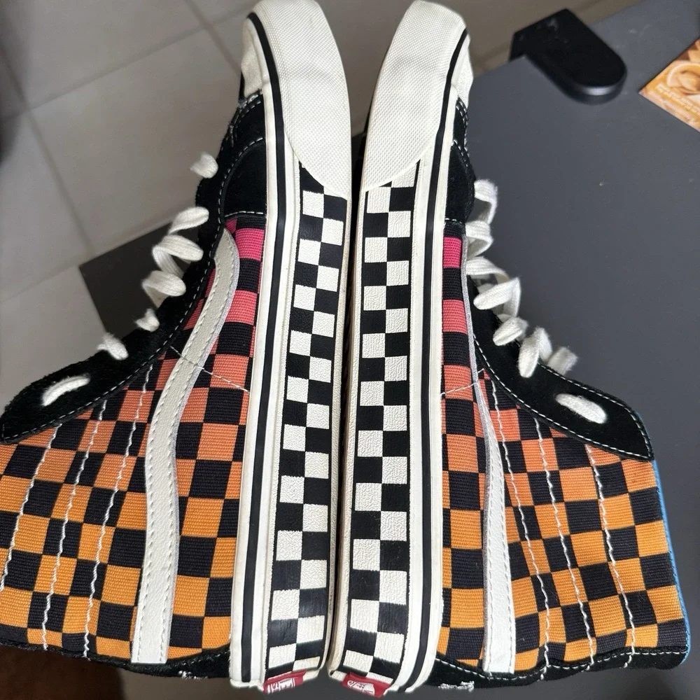 Vans T&C Surf Hawaii Shoes Sk8 138 Decon Checkerboard Skateboarding Mens 9